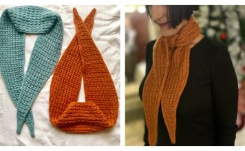 Aurelis Scarf Free Knitting Pattern and Video Tutorial