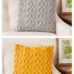 Cable Pillow Free Knitting Pattern