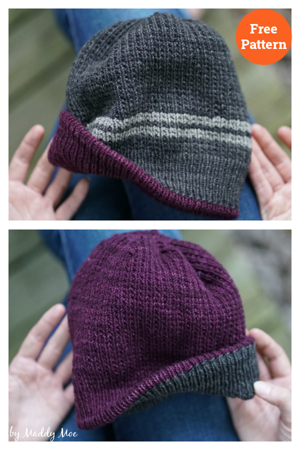 Dichotomy Hat Free Knitting Pattern