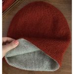 Double Thick Hat Free Knitting Pattern