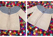 Gidday Baby Cardigan Free Knitting Pattern