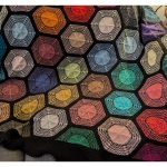 Hextangle Blanket Free Knitting Pattern