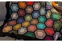 Hextangle Blanket Free Knitting Pattern Hextangle Blanket Free Knitting Pattern