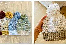 Polka-Dot Hat Free Knitting Pattern Polka-Dot Hat Free Knitting Pattern