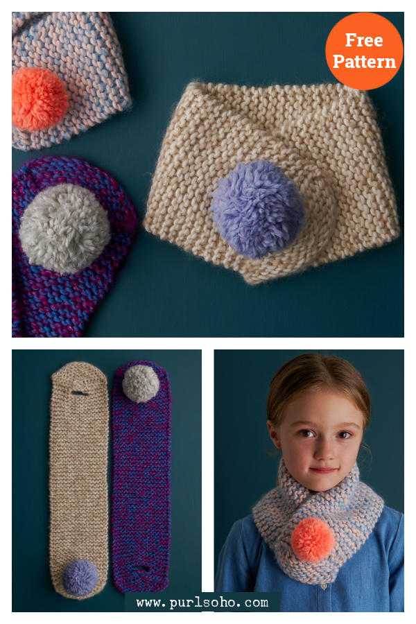 Powder Puff Scarf Free Knitting Pattern