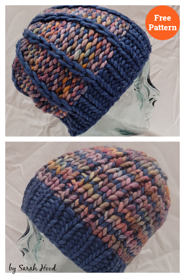 Robust & Reversible Hat Free Knitting Pattern