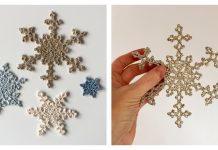 Snowflake Free Knitting Pattern Snowflake Free Knitting Pattern