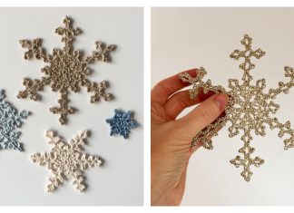 Snowflake Free Knitting Pattern