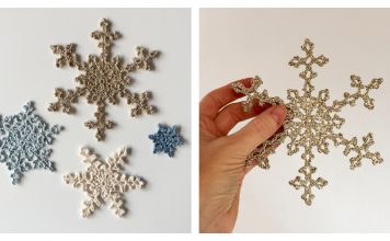 Snowflake Free Knitting Pattern