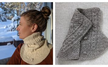 Talvikki Collar Free Knitting Pattern