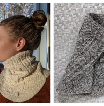 Talvikki Collar Free Knitting Pattern