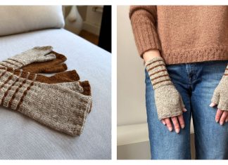 Toffee Mitts Knitting Pattern