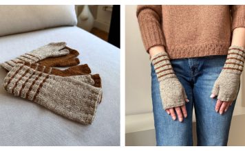 Toffee Mitts Knitting Pattern