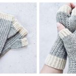 Warm Hands Fingerless Gloves Free Knitting Pattern f
