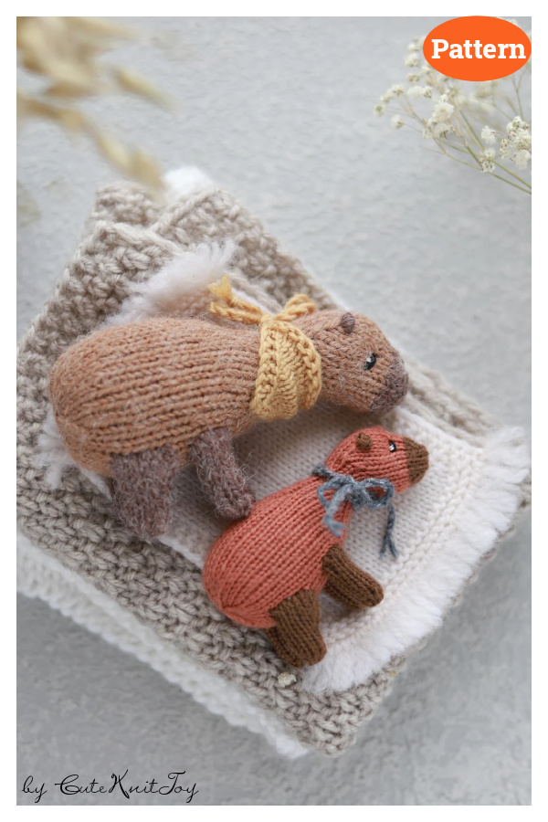 Amigurumi Water Pig Knitting Pattern