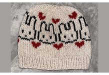 Bunny Beanie Free Knitting Pattern