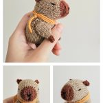 Capybara Toy Free Knitting Pattern