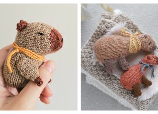 Capybara Toy Knitting Patterns
