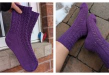 Crocus Socks Free Knitting Pattern
