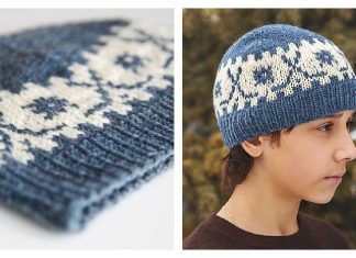 Fair Isle Hockey Beanie Free Knitting Pattern
