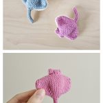 Manta Ray Toy Free Knitting Pattern