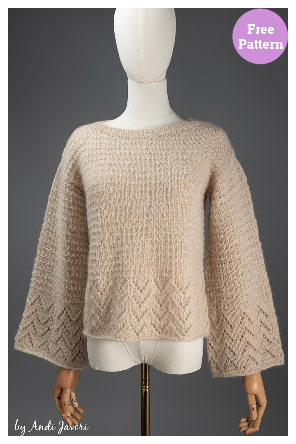 Oh-So Soft Pullover Free Knitting Pattern