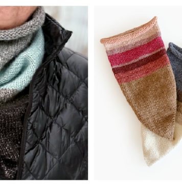 Open Coat Cowl Free Knitting Pattern