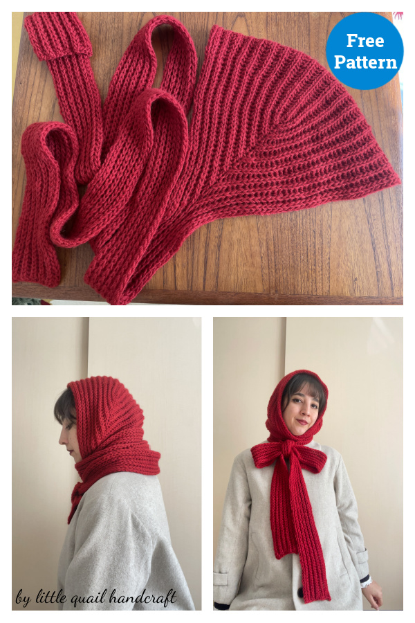 Sno Cap Hood Free Knitting Pattern