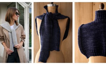 Sweater Shawl Free Knitting Patterns