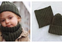 Trailway Hat and Cowl Set Free Knitting Pattern