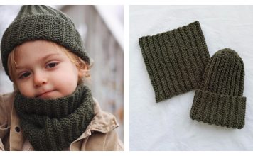 Trailway Hat and Cowl Set Free Knitting Pattern