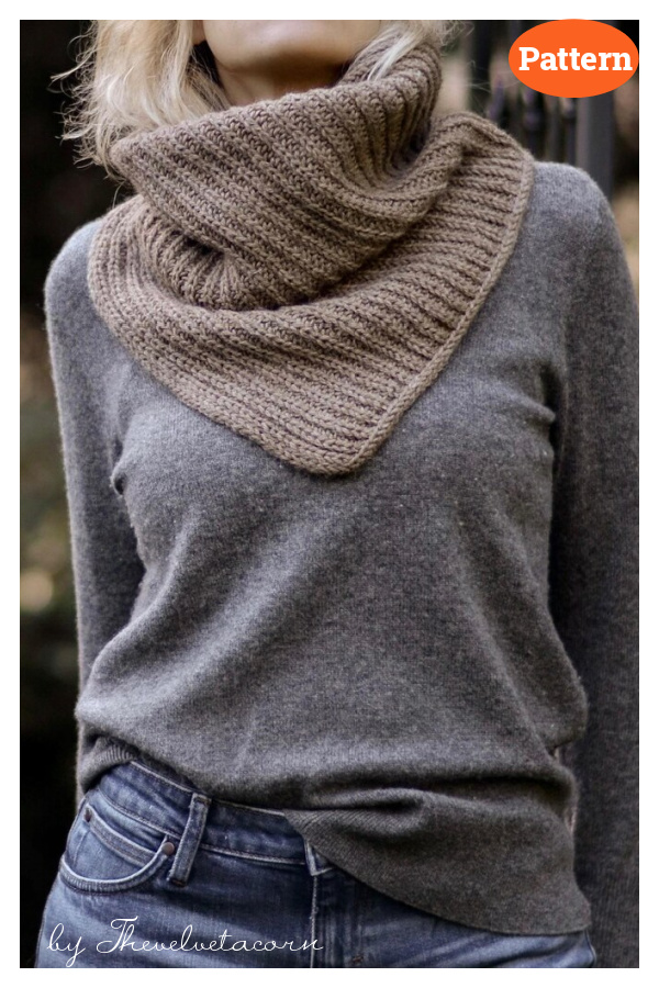 Barrett Rib Cowl Knitting Pattern