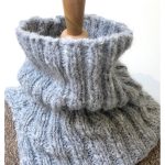 Cozy Ribbed Neckwarmer Free Knitting Pattern
