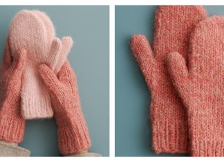 Cumulus Mittens Free Knitting Pattern
