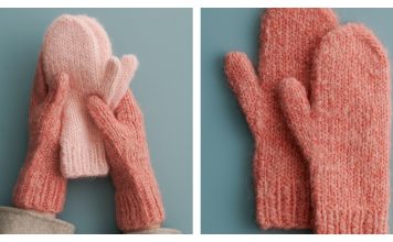 Cumulus Mittens Free Knitting Pattern