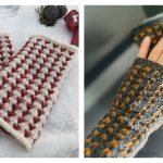 Dip It Wrist Warmers Free Knitting Pattern