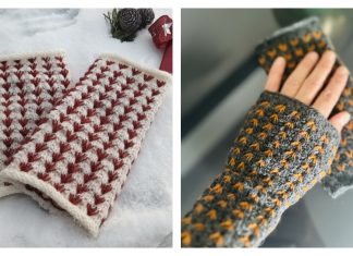 Dip It Wrist Warmers Free Knitting Pattern