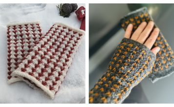 Dip It Wrist Warmers Free Knitting Pattern