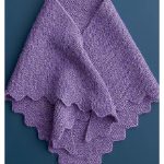 Larkspur Bandana Free Knitting Pattern