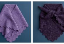 Larkspur Bandana Free Knitting Pattern Larkspur Bandana Free Knitting Pattern