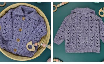 Lulu Baby Cardigan Free Knitting Pattern