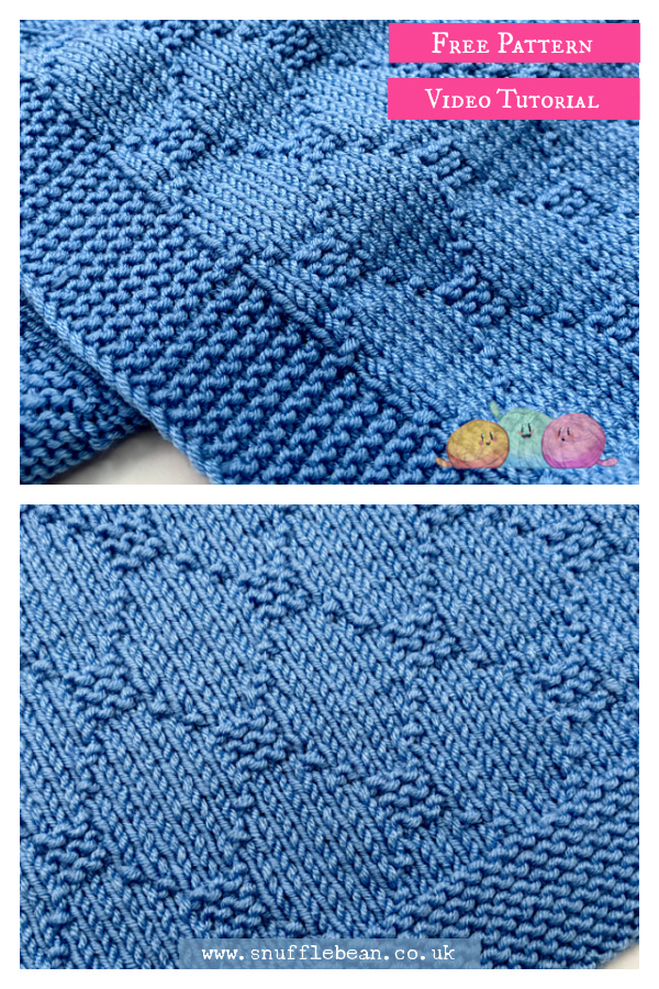 Luna Baby Blanket Free Knitting Pattern and Video Tutorial