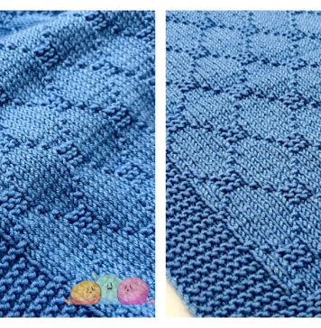 Luna Baby Blanket Free Knitting Pattern and Video Tutorial