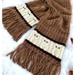 Owl Scarf Free Knitting Pattern