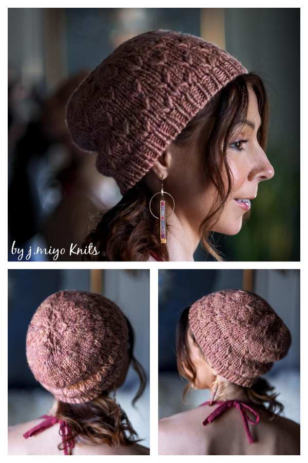 Petal Beanie Knitting Pattern 