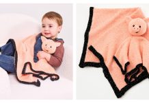 Pig Lovey and Blanket Set Free Knitting Pattern