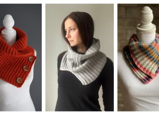Ribbed Cowl Knitting Patterns