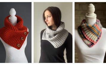 Ribbed Cowl Knitting Patterns