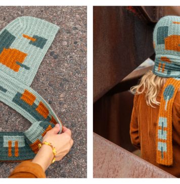 Rust & Rhythm Bonnet Free Knitting Pattern