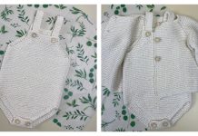 Simple Baby Bodysuit Free Knitting Pattern and Video Tutorial Simple Baby Bodysuit Free Knitting Pattern and Video Tutorial